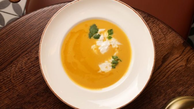 Pumpkin cream soup
